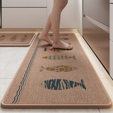 Stainproof Linen Kitchen Floor Mat