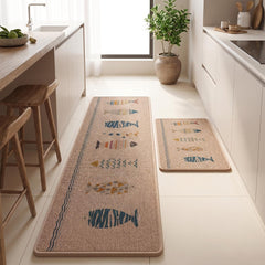 Stainproof Linen Kitchen Floor Mat